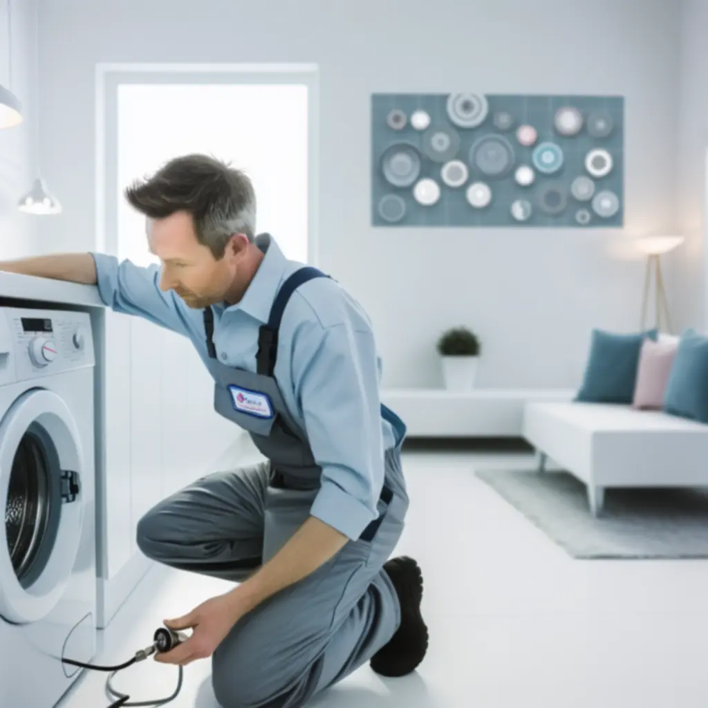 Jan Kowalski – Technik AGD podczas pracy z pralką